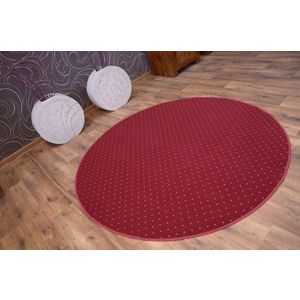 Okrúhly koberec AKTUA Breny červený vyobraziť