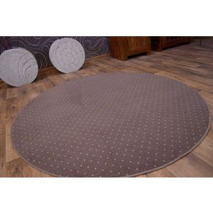 Okrúhly koberec AKTUA Breny hnedý vyobraziť