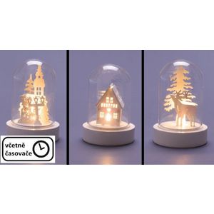 Svietiaci vianočný domček 5 LED vyobraziť
