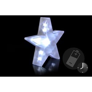 Nexos 29216 Vianočná dekorácia - Svetelná hviezda - 20 LED, 35 cm vyobraziť