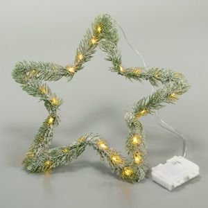Vianočná dekorácia - Hviezda, 30 LED, teplá biela vyobraziť