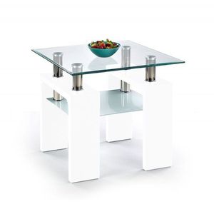 Konferenčný stolík DIANA H 60x60 cm Halmar Biela vyobraziť
