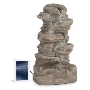 Blumfeldt Stonehenge XL, solárna fontána, LED osvetlenie, polyresin, lítium-iónová batéria vyobraziť
