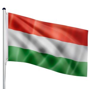 FLAGMASTER vlajkový stožiar s vlajkou, Maďarsko, 650 cm vyobraziť