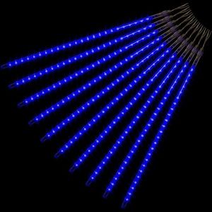 VOLTRONIC LED osvetlenie padajúci sneh, 240 LED, modrá vyobraziť