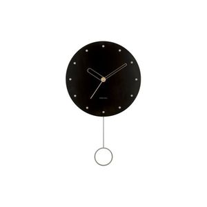 Karlsson 5893BK dizajnové nástenné hodiny vyobraziť