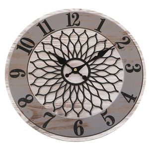 Nástěené hodiny Mandala 34 cm, sivá vyobraziť