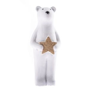 Betónový medveď s hviezdou, 20 cm vyobraziť