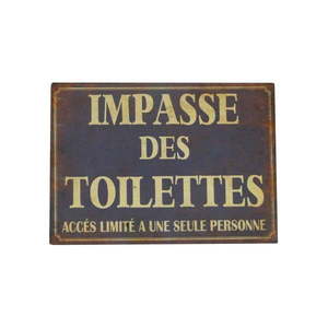 Ceduľa 21x15 cm Impasse Des Toilettes – Antic Line vyobraziť
