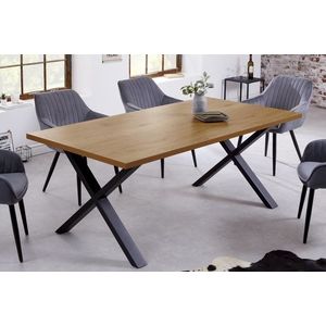 Jedálenský stôl LADON X Dekorhome 160x90x77 cm vyobraziť