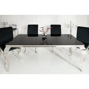 Jedálenský stôl ZETHOS 180 cm Dekorhome Čierna vyobraziť