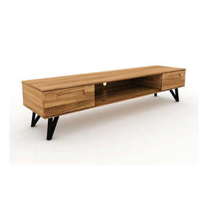 TV stolík z dubového dreva 182x42 cm Golo - The Beds vyobraziť