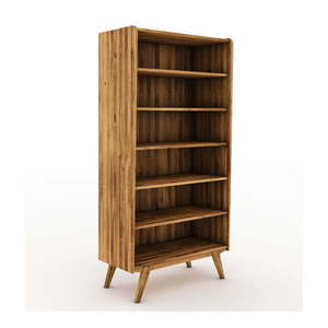 Knižnica z dubového dreva 100x200 cm Retro - The Beds vyobraziť