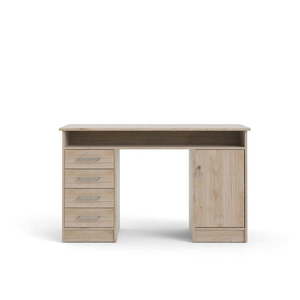 Pracovný stôl v dubovom dekore Tvilum Function Plus vyobraziť