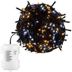 Vianočné LED osvetlenie - 5 m, 50 LED, teple a studeno biele vyobraziť