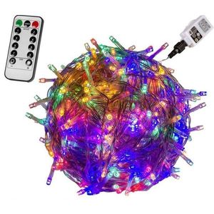 VOLTRONIC Vianočná reťaz 60 m, 600 LED, farebná, ovládač vyobraziť