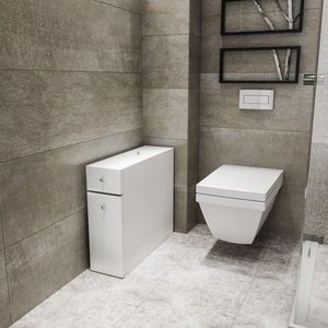 Kúpeľňová skrinka Calencia 55 cm biela vyobraziť