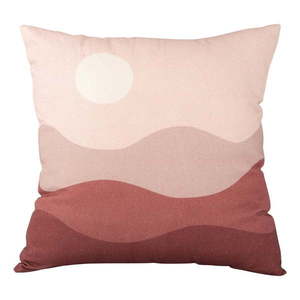 Ružovo-červený bavlnený vankúš PT LIVING Pink Sunset, 45 x 45 cm vyobraziť