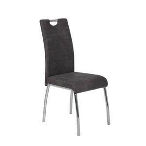 Jedálenská stolička Susi, Textilná Koža, Antracitová vyobraziť