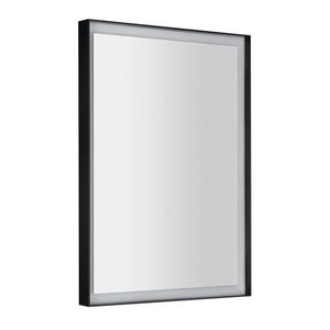SAPHO - SORT zrkadlo s LED osvetlením 47x70cm, čierna mat ST047 vyobraziť