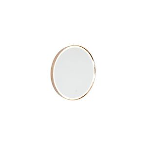 Kúpelňové zrkadlo medené 50 cm vrátane LED s dotykovým stmievačom - Miral vyobraziť