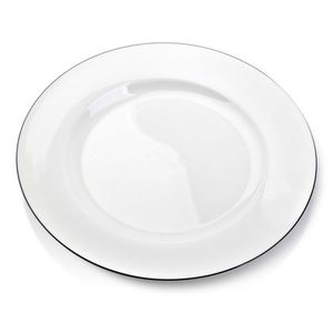 Porcelánový tanier SIMPLE plytký biely vyobraziť