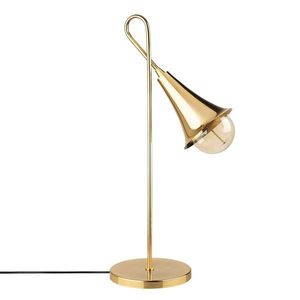 Stolná lampa Sarmal zlatá vyobraziť