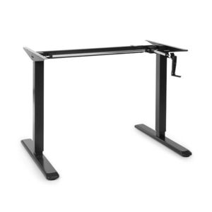 OneConcept Multidesk, výškovo nastaviteľný písací stôl, manuálny, 73-123 cm, čierny vyobraziť