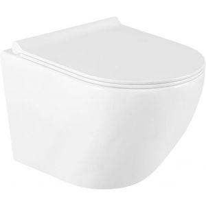 MEXEN/S - Lena Závesná WC misa vrátane sedátka s slow-slim, duroplast, biela 30220500 vyobraziť