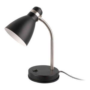 Čierna stolová lampa Leitmotiv Study, výška 30 cm vyobraziť
