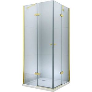 MEXEN/S - ROMA sprchovací kút 100x90, transparent, zlatá 854-100-090-50-00-02 vyobraziť