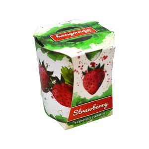 MAKRO - Sviečka v skle Strawberry vyobraziť