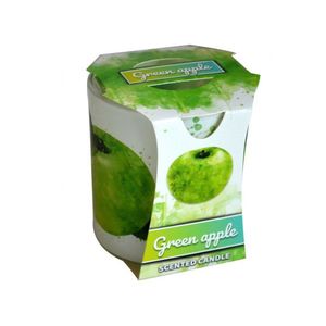 MAKRO - Sviečka v skle Green Apple vyobraziť