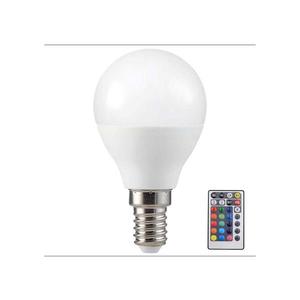 LED RGB Stmievateľná žiarovka P45 E14/4, 8W/230V 3000K + diaľkové ovládanie vyobraziť