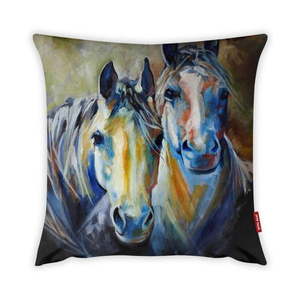 Obliečka na vankúš Vitaus Horses Art, 43 × 43 cm vyobraziť