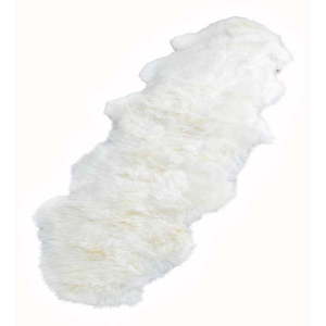 Biela ovčia kožušina Native Natural Double, 60 x 240 cm vyobraziť