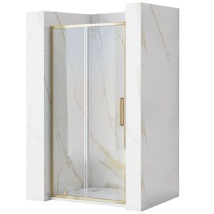 REA - Posuvné sprchové dvere Rapid Slide 150 zlatá REA-K5617 vyobraziť