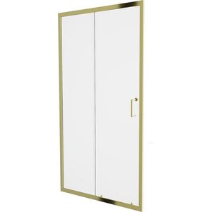 MEXEN - Apia posuvné sprchové dvere 130, transparent, zlaté 845-130-000-50-00 vyobraziť