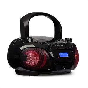 Auna Roadie DAB, CD prehrávač, DAB/DAB+, FM, LED disko svetelný efekt, bluetooth, čierna farba vyobraziť