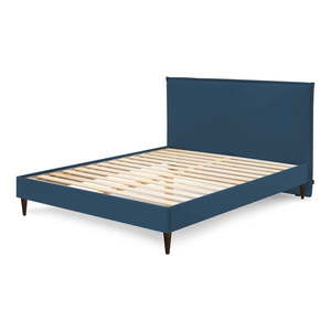 Modrá dvojlôžková posteľ Bobochic Paris Sary Dark, 180 x 200 cm vyobraziť