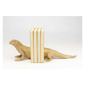 Sada dvoch zarážok na knihy v zlatej farbe Kare Design Lizard vyobraziť