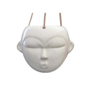 Biely závesný kvetináč PT LIVING Mask, výška 15, 2 cm vyobraziť