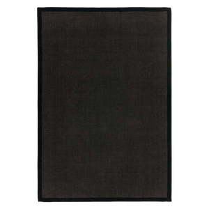 Čierny koberec 180x120 cm Sisal - Asiatic Carpets vyobraziť