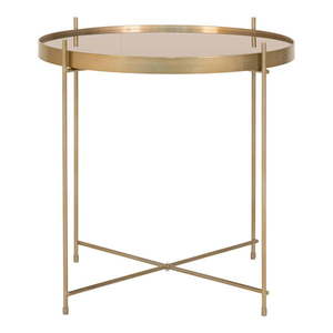 Okrúhly konferenčný stolík v zlatej farbe ø 48 cm Venezia - House Nordic vyobraziť