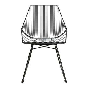 Čierna kovová stolička CosmoLiving by Cosmopolitan Ellis vyobraziť