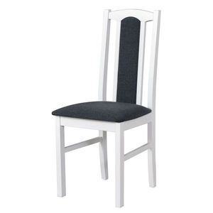 Sconto Jedálenská stolička BOLS 7 biela/tmavosivá vyobraziť