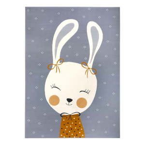 Sivý detský koberec 170x120 cm Bunny Polly - Hanse Home vyobraziť