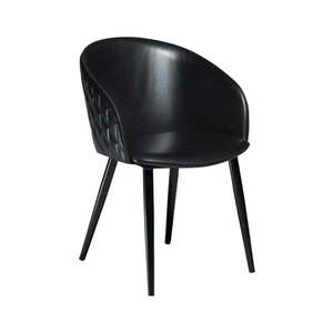 Čierna koženková stolička DAN-FORM Denmark Dual vyobraziť
