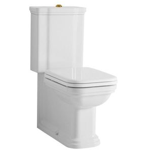 KERASAN - WALDORF WC kombi, spodný/zadný odpad, biela-bronz WCSET18-WALDORF vyobraziť