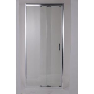 HOPA - 3-dielne sprchové dvere do niky MELIDE - FARBA rámu - Chróm / Leštený hliník (ALU), Rozmer A - 100, Smer zatvárania - Univerzálne Ľavé / Pravé, Výplň - Číre bezpečnostné sklo - 5 mm OLBMELID100CC vyobraziť